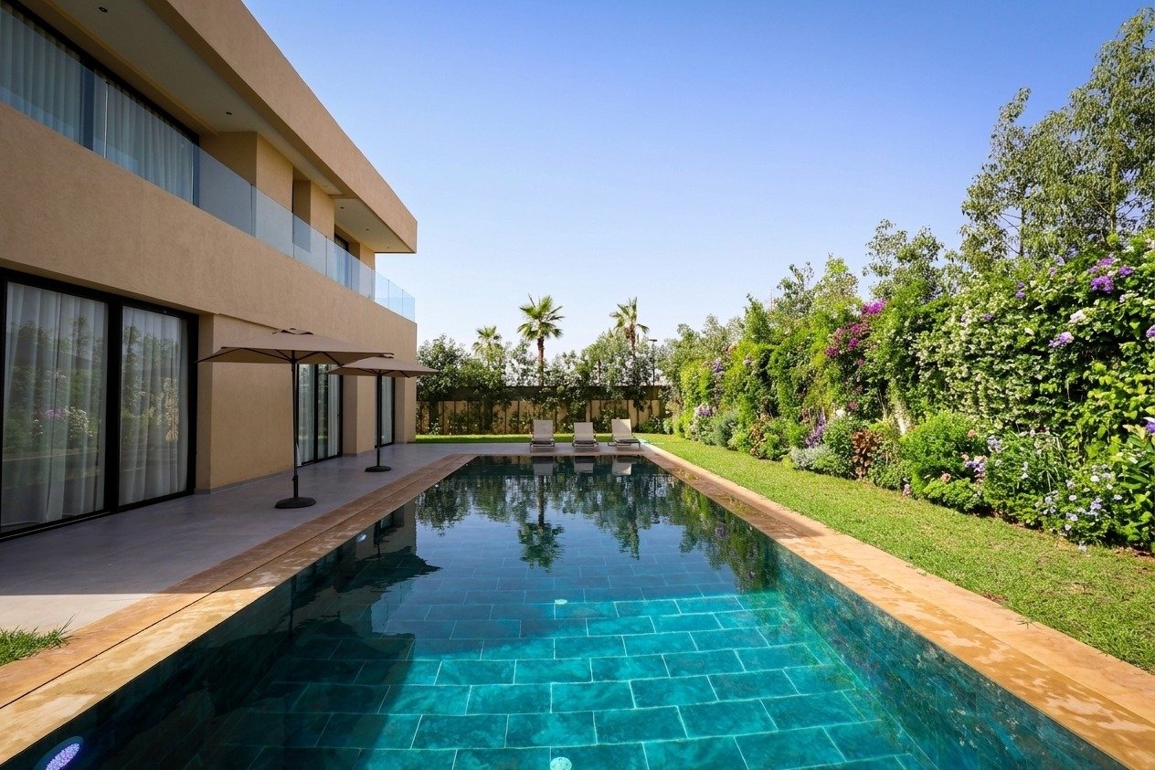 Superbe Villa Meublée en Location Longue Durée – Route de l'Ourika (Km 7)