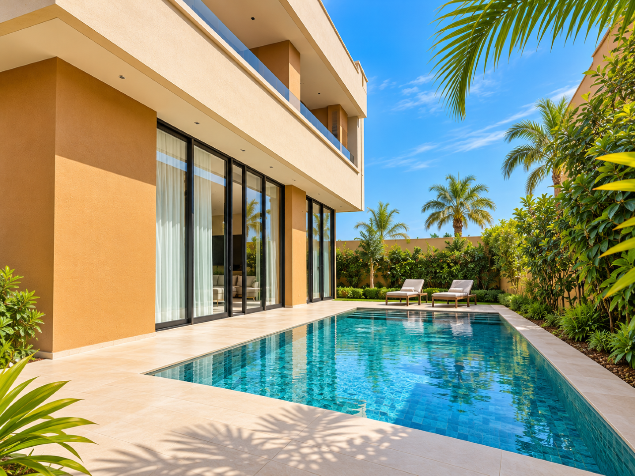 VILLA AU DOMAINE MYSK – 5 SUITES + CHAMBRE DE PERSONNEL INDÉPENDANTE